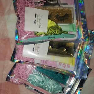Skincare/lash kit cosmetic bags